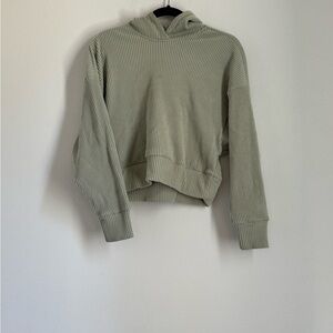 Abercrombie & Fitch Sage Ribbed Hoodie